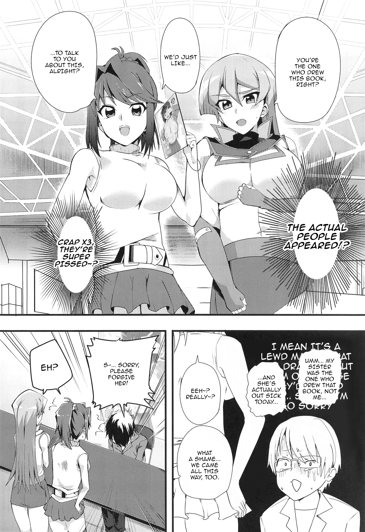 Hentai Manga Comic-Let's Have A Raw Duel-Read-3